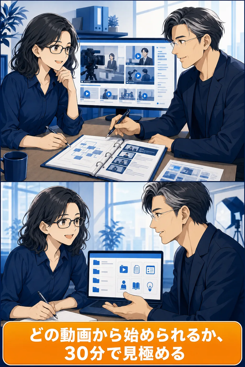 どの動画から始められるか、30分で見極める