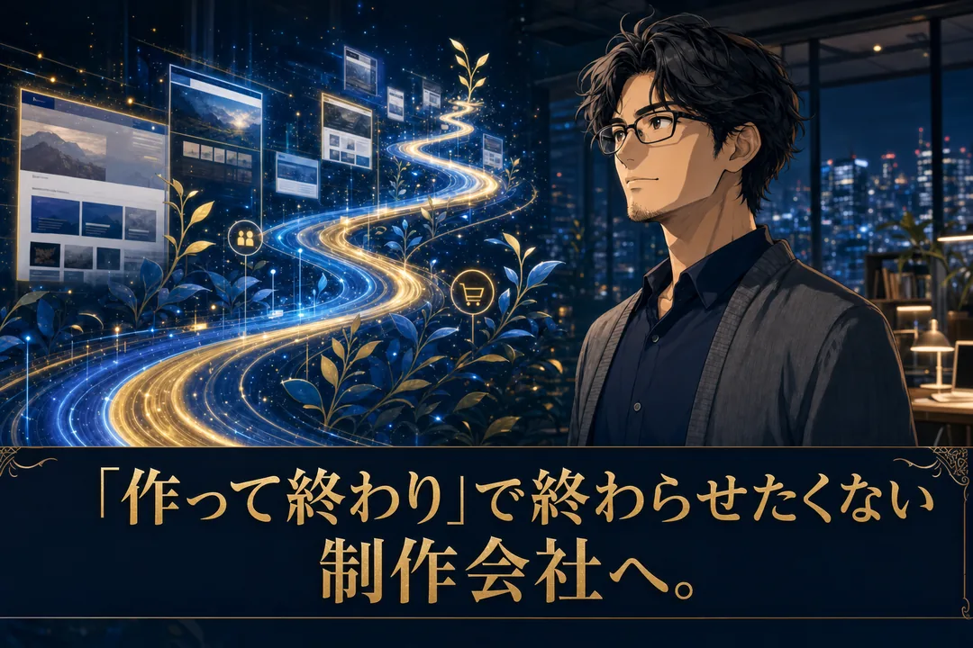 「作って終わり」で終わらせたくない制作会社へ。